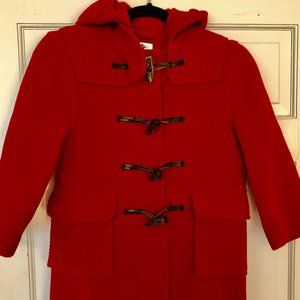 Jacket, Child size 6, Wool, Red, Coat,